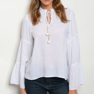 NEW! So So Cute Bell Sleeve Top